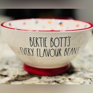 Rae Dunn x Harry Potter BERTIE BOTT'S EVERY FLAVOUR BEANS Ceramic Bowl - NEW